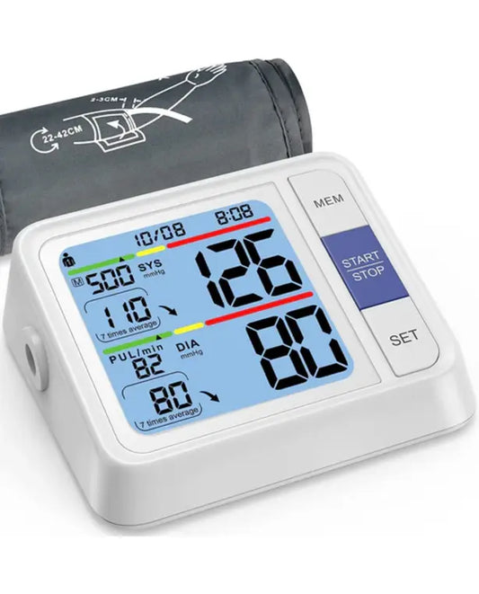 Afloia Blood Pressure Monitor Upper Arm Automatic BP Machine 2X 500 Accurate Memory Reading Digital Irregular Heartbeat & Hypertension Detector with