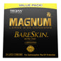 Magnum BareSkin Premium Large Condoms, Comfortable and Smooth Lubricated Condoms for Men, America's Number One Condom, 24 Count Value Pack