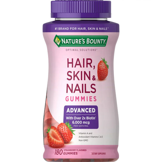 Nature’s Bounty Hair, Skin and Nails Vitamin Gummies with Biotin, 180ct