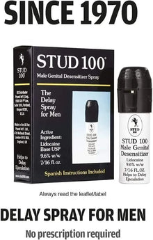 Stud 100 Male Genital Desensitizer Spray, 7/16- Fl. Ounce Box Vitamins Depots