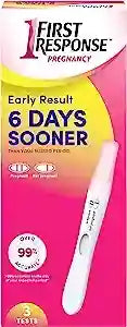 First Response Early Result Pregnancy Test, 3 Pack (Packaging & Test Design May Vary)