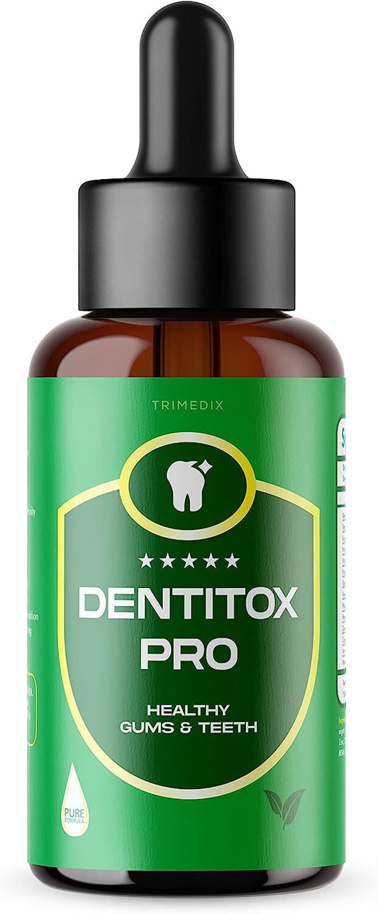 Dentitox Pro - Dentitox Pro Drops for Teeth and Gums, Dentitox Max, Dentitox Drops for 90 Days.