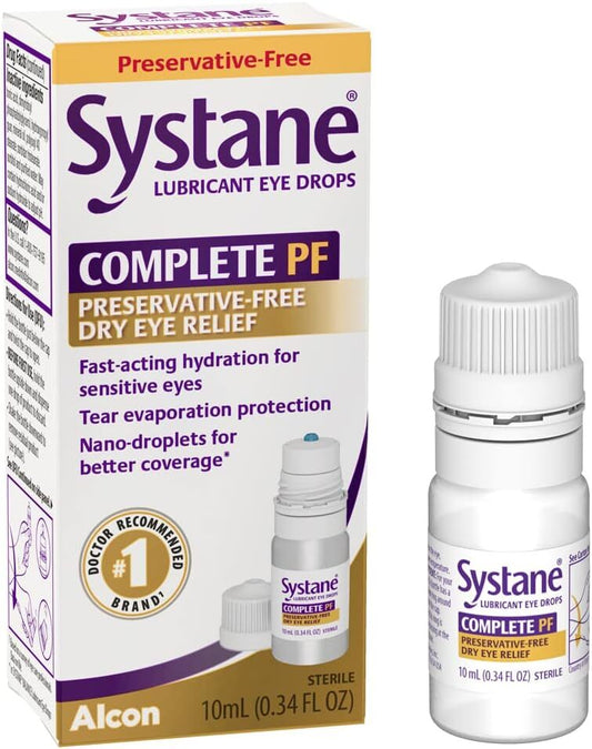 Systane COMPLETE PF Multi-Dose Preservative Free Dry Eye Drops 10ml