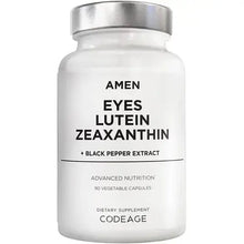 Amen Eyes Lutein Zeaxanthin Supplement - Marigold Red Beet Root Black Pepper - Eye Care, Vision Support Vitamins Formula - 3-Month Supply - Non-GMO - Vegan - 90 Capsules Vitamins Depots