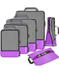 BAGAIL 4 Set/5 Set/6 Set Compression Packing Cubes Travel Accessories Expandable Packing Organizers