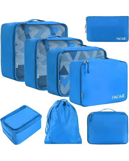 BAGAIL 8 Set Packing Cubes Luggage Packing Organizers for Travel Accessories