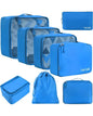 BAGAIL 8 Set Packing Cubes Luggage Packing Organizers for Travel Accessories