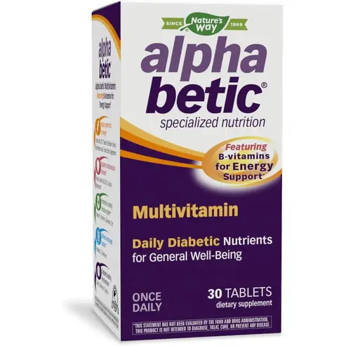 Nature's Way Alpha betic Multivitamin, Energy Support, 30 Count