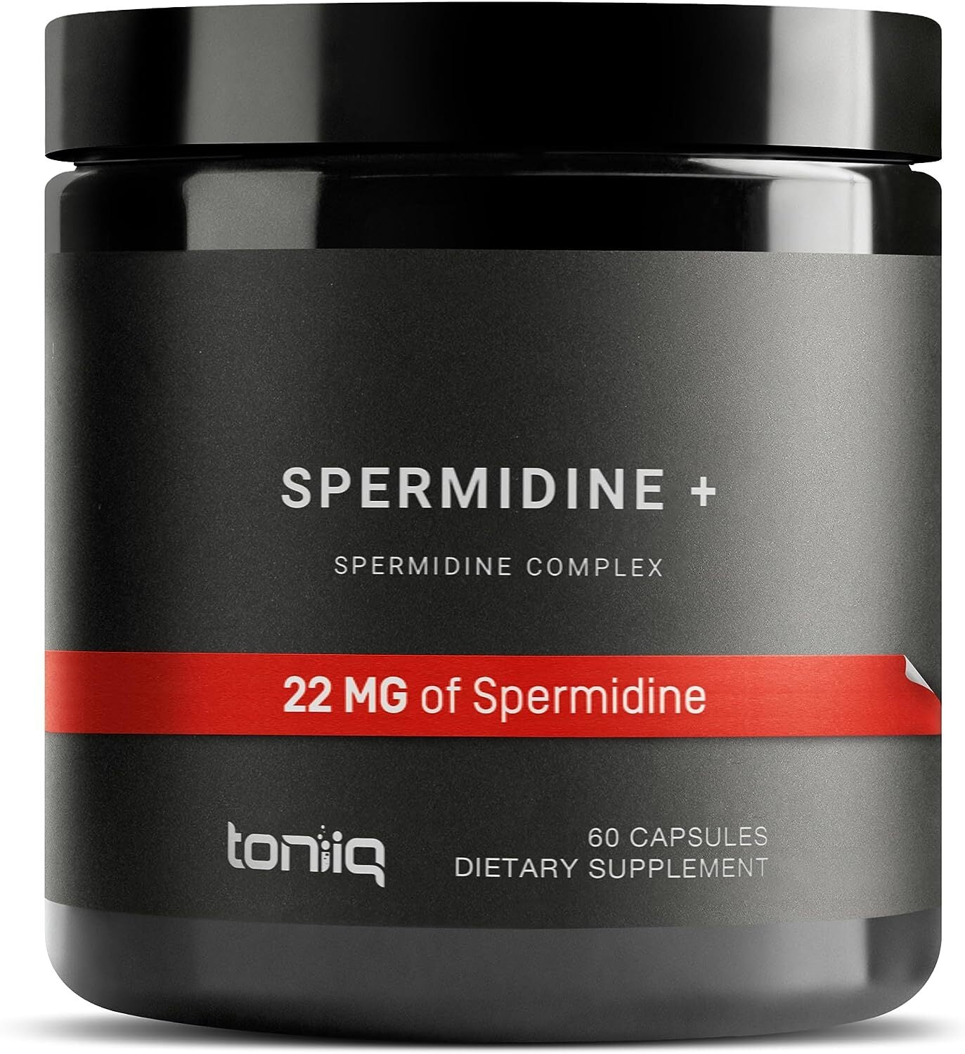 22mg Ultra Concentrated Spermidine Supplement - 3rd Party Tested Spermidine Supplements for Men and Women - Rice Germ Extract and Trihydrochloride Complex Blend - 60 Vegetarian Capsules - 30 Servings