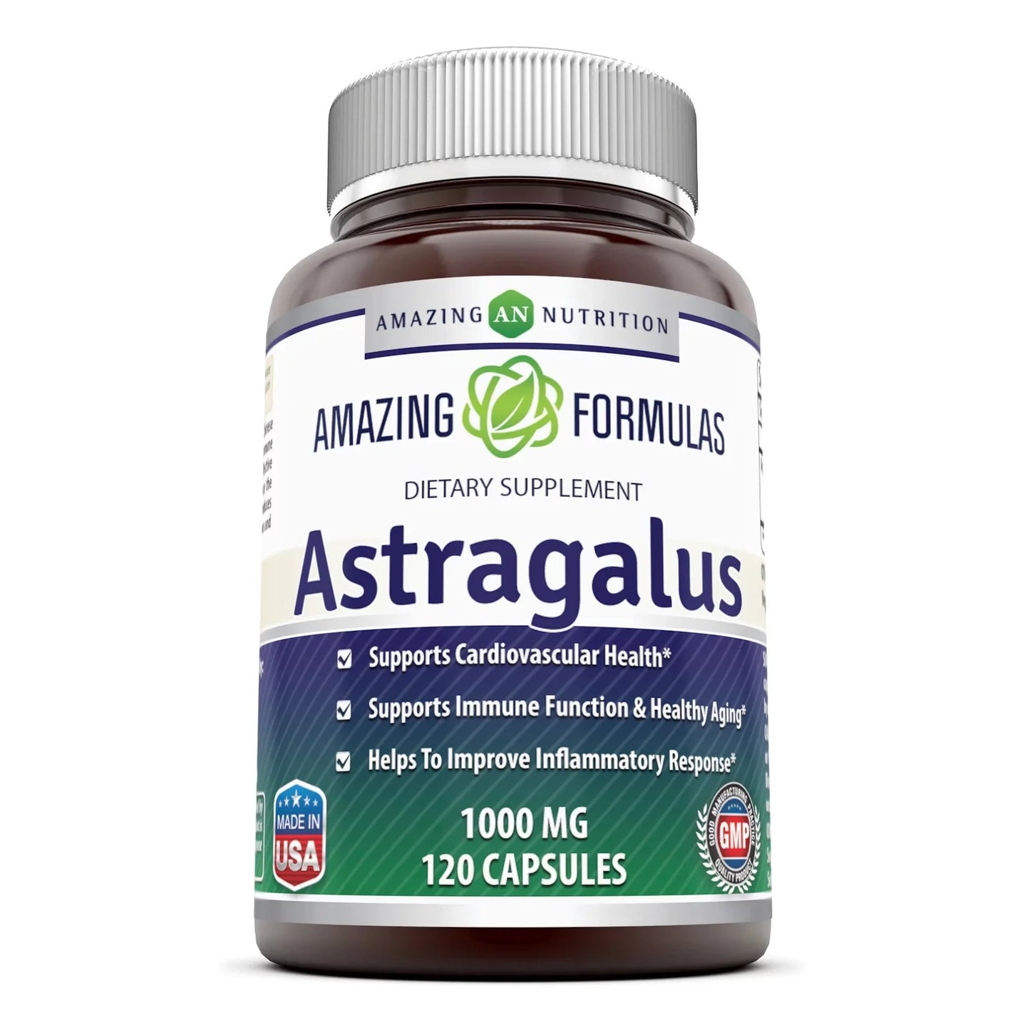 Amazing Formulas Astragalus 1000 Mg 120 Capsules