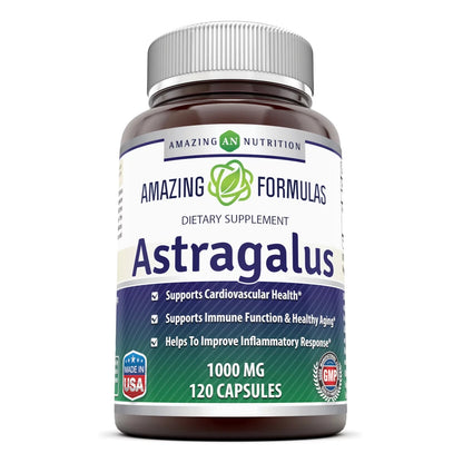 Amazing Formulas Astragalus 1000 Mg 120 Capsules