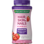 Nature's Bounty Optimal Solutions Advanced Hair, Skin & Nails Gummies, Strawberry, 90 ct