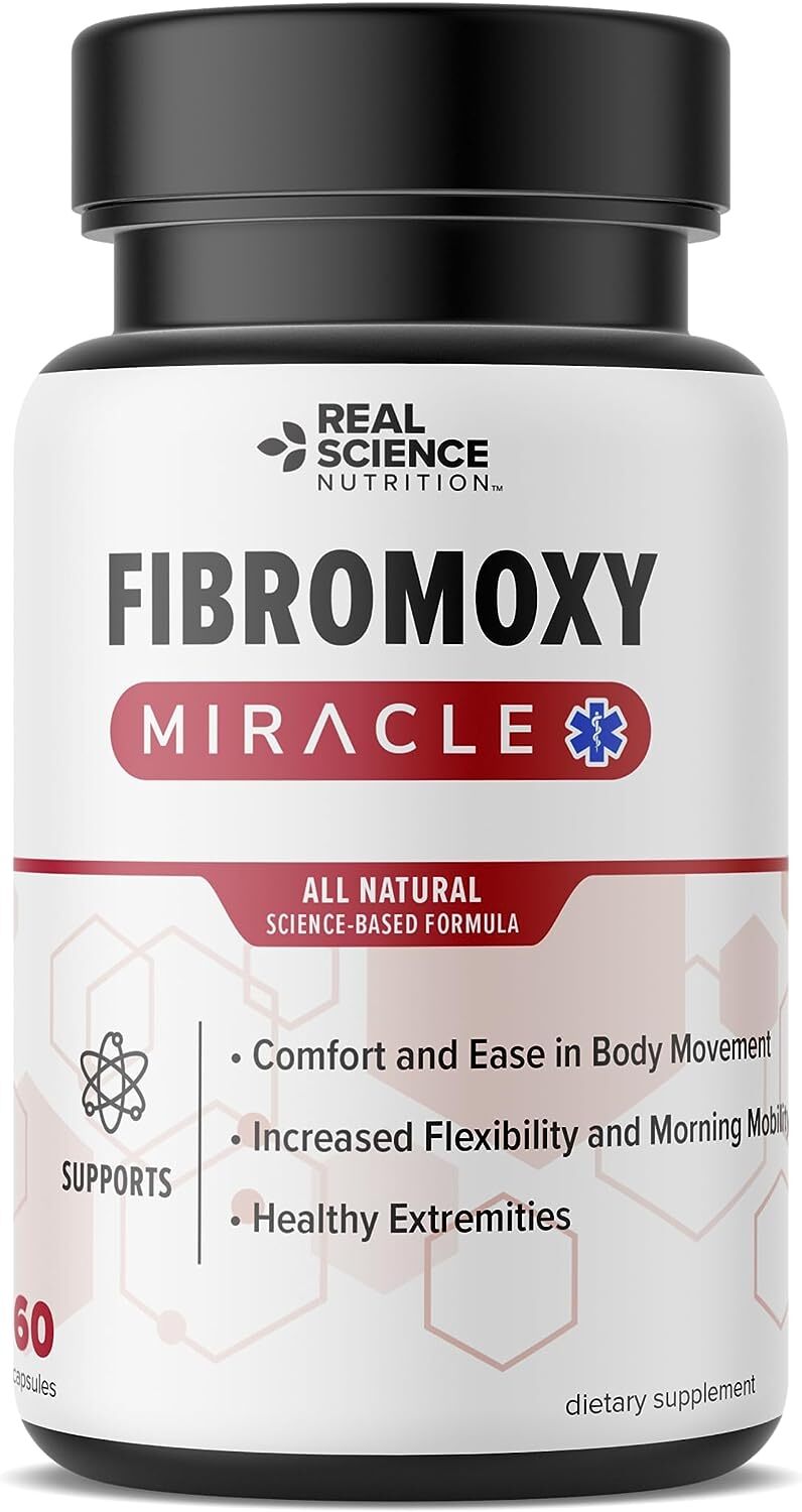 Real Science Nutrition Offers FIBROMOXY Miracle- Relief from Symptoms of Fibromyalgia Including Body Pain and Stiffness, Tenderness, Morning Stiffness, Swelling and Tingling in Extremities.