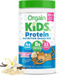 Orgain Kids Protein Powder Shake Mix, Vanilla Bean Ice Cream - 8g Dairy Protein, 22 Vitamins & Minerals, Fruit & Vegetable Blend, Gluten Free, No Soy Ingredients, Add Nutrients to Kids Snacks - 1lb