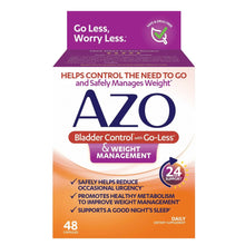 AZO Bladder Control with Go-Less & Weight- 48 Capsules AZO