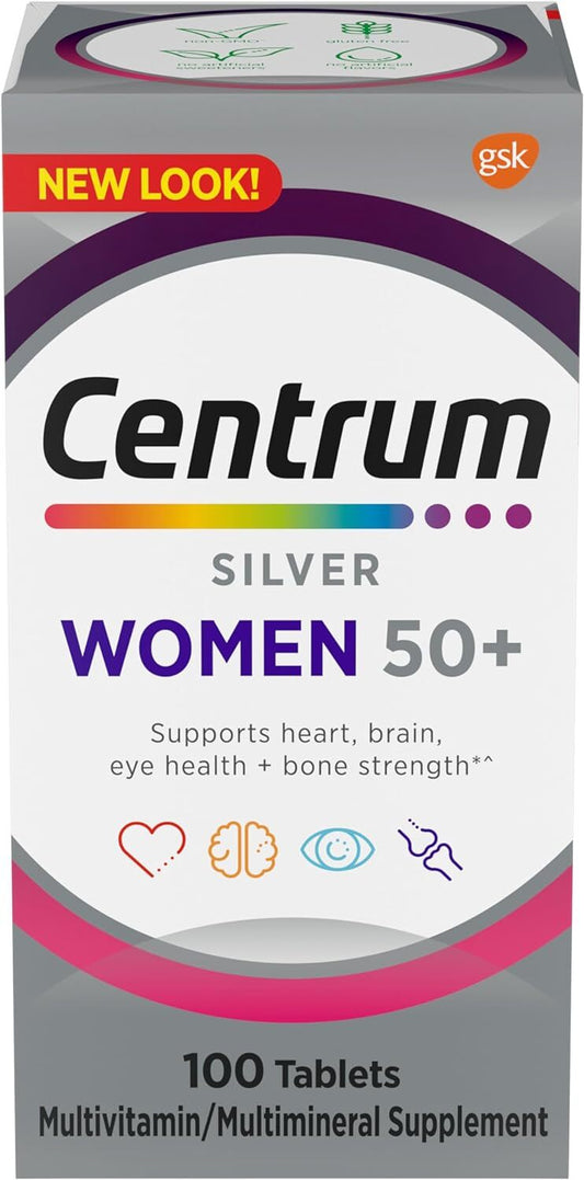 Centrum Silver Women's Multivitamin for Women 50 Plus 100 count