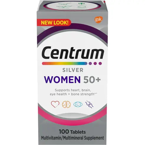 Centrum Silver Women's Multivitamin for Women 50 Plus 100 count