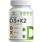 DEAL SUPPLEMENT Vitamin D3 K2 Softgel, 250 Count, 2-1 Complex, Vitamin D3 5000 IU & Vitamin K2 MK7