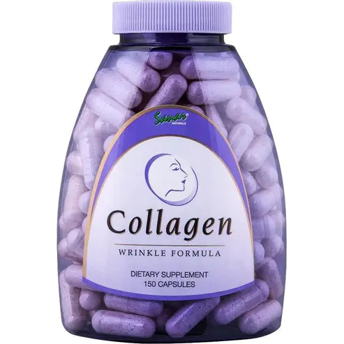 Sanar Naturals Collagen Pills with Vitamin C, Vitamin E - Hydrolyzed Collagen for Women and Men, Collagen Peptides Supplement, 150 Capsules