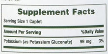 Nature's Bounty Potassium Gluconate 99mg, 100 Caplets Nature's Bounty