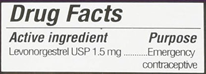 Gavis Pharmaceuticals My Way Emergency Contraceptive 1 Tablet