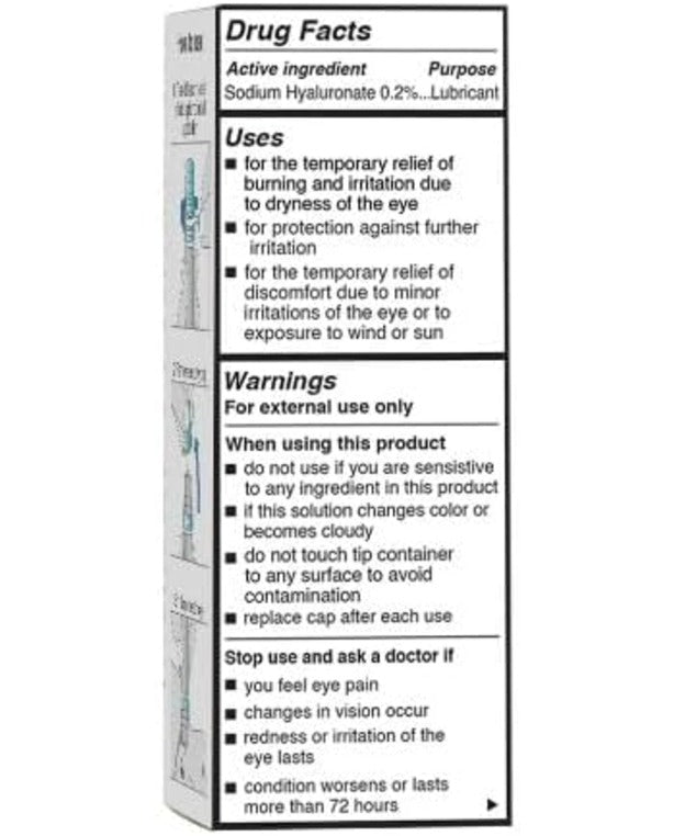 AGEPHA iGel® Moisturizing Eye Drops for Dry Itchy Eyes | Artificial Tears for Red Eyes | Lubricating Eye Drops for Contact Lenses | Pack of 3