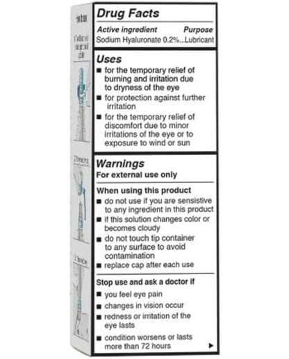 AGEPHA iGel® Moisturizing Eye Drops for Dry Itchy Eyes | Artificial Tears for Red Eyes | Lubricating Eye Drops for Contact Lenses | Pack of 3