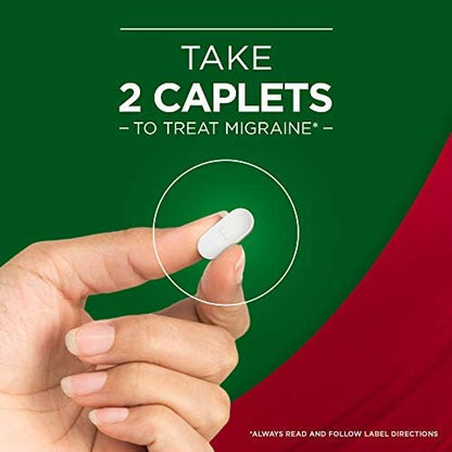 Excedrin Migraine Relief Caplets to Alleviate Migraine Symptoms - 200 Count