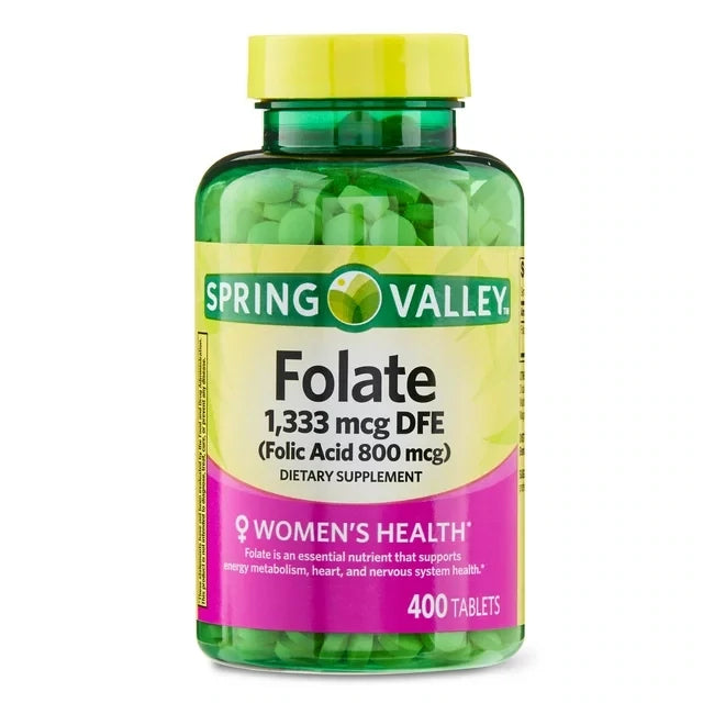 Spring Valley's Folate Dietary Supplement - 1,333mcg, 400 Count