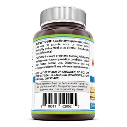 Pure Naturals Astragalus 1000 Mg 120 Capsules