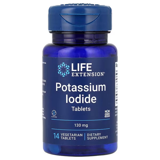 Life Extension Potassium Iodide 130mg 14 Tablets