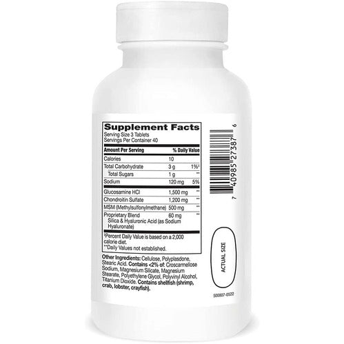 21st Century Glucosamine and Chondroitin Plus Tablets, 120 Count