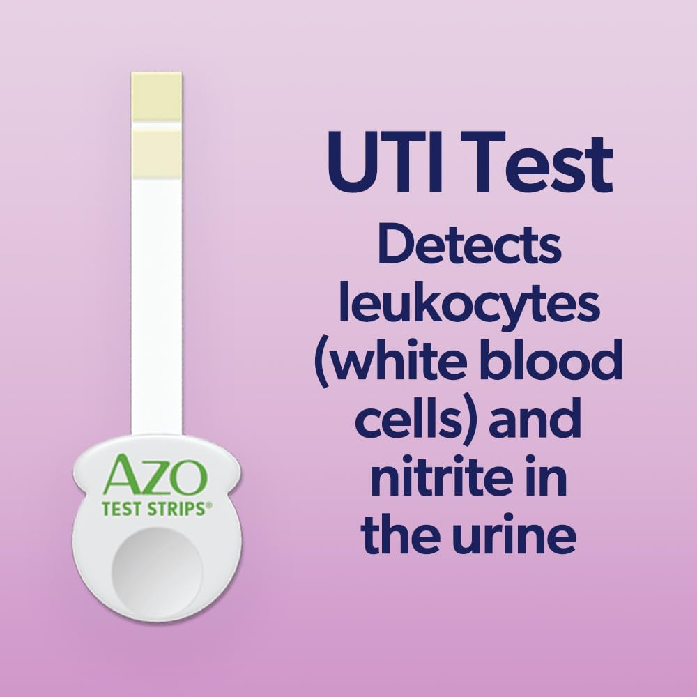 AZO Urinary Tract Infection (UTI) Test Strip + Vaginal pH Test Kit