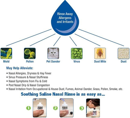 NeilMed Sinus Rinse All Natural Relief Premixed Refill Packets 100 Count