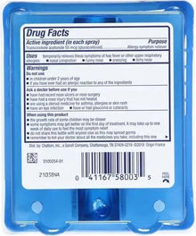 Nasacort 24HR Allergy Nasal Spray, Non-drowsy, 60 Sprays, 0.37 fl. oz. Nasacort