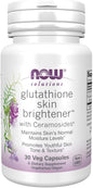 NOW Foods, Solutions, Glutathione Skin Brightener, 30 Veg Capsules