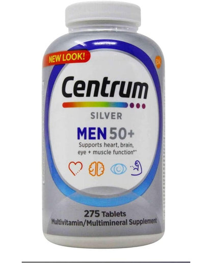 Centrum Men 50+ Multivitamin Tablet Age 50 and Older 275ct