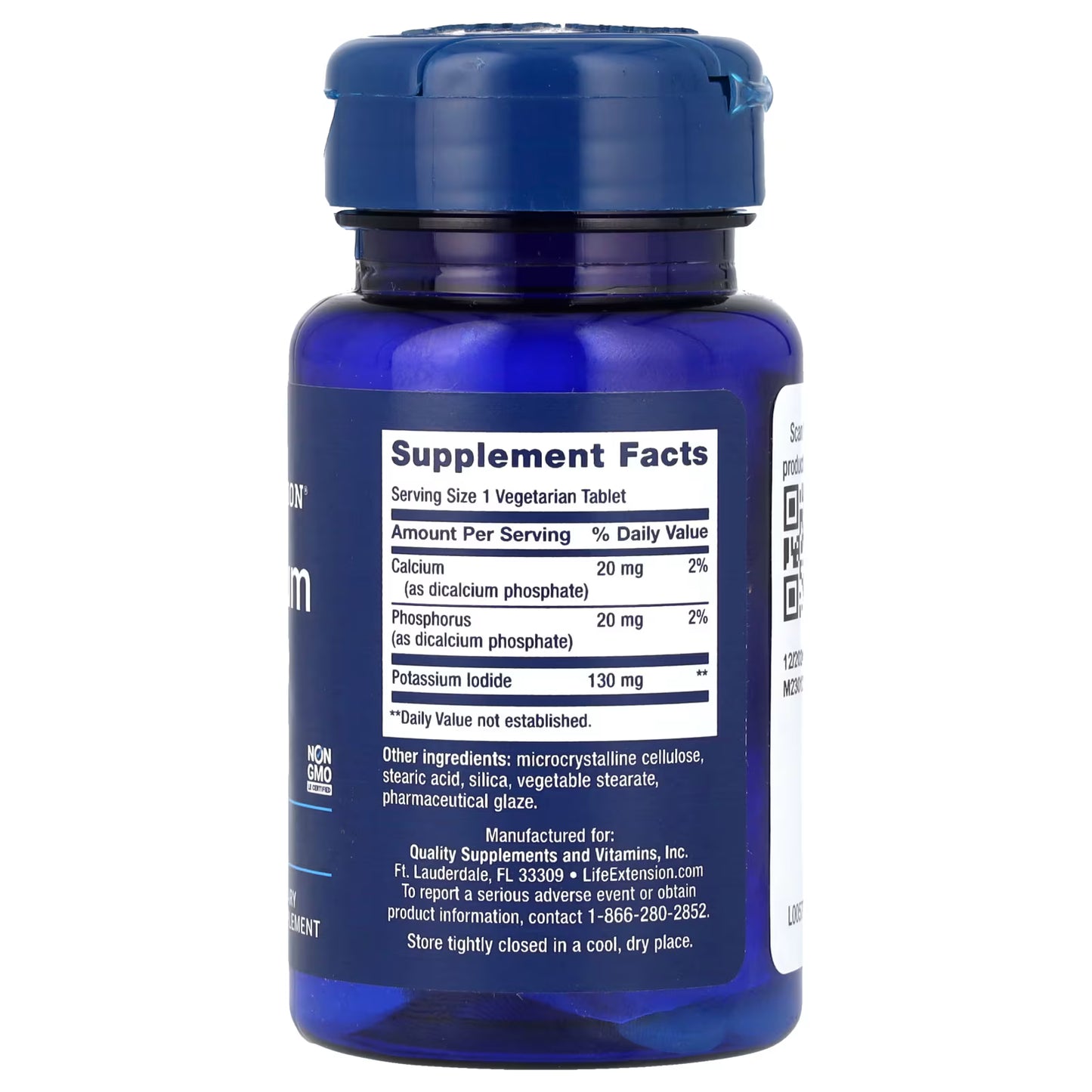 Life Extension Potassium Iodide 130mg 14 Tablets