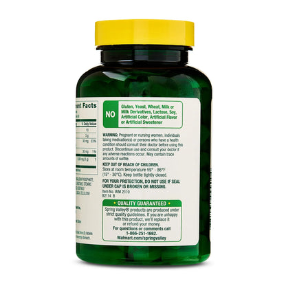 Spring Valley Collagen Type 1 & 3 plus Vitamin C, 1,000 mg, 90 Count