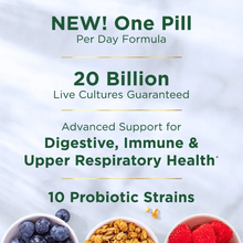 Nature's Bounty Probiotic 10, Ultra Strength Daily Probiotic Supplement, Support for Digestive, Immune and Upper Respiratory Health, 1 Pack, 30 Nature's Bounty