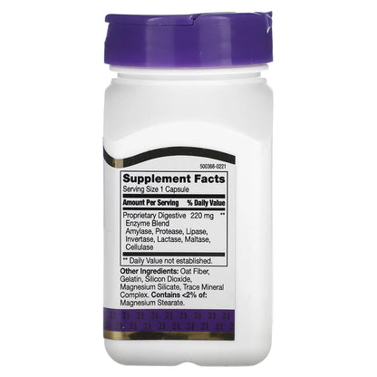 21st Century Digestive Enzymes, 60 Capsules