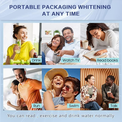 Maycharm Teeth Whitening Strips, Reduced Sensitive White Strips, Enamel Safe Teeth Whitening Strips, Whitening Without The Harm (14 Strips (7 Count Pack))