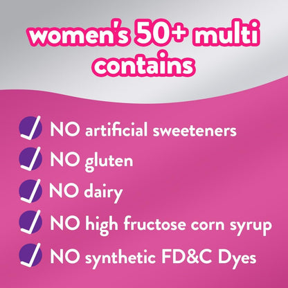 VITAFUSION Women's 50+ Multivitamin Daily Support Supplement 60 Count