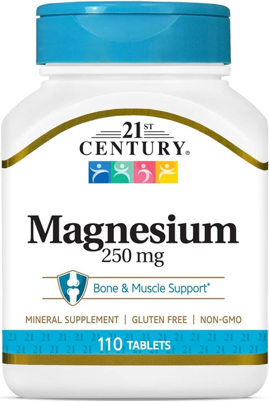 21st Century, Magnesium, 250 mg, 110 Tablets