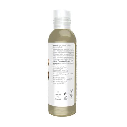 NOW Foods Solution, Castor Oil, 4oz