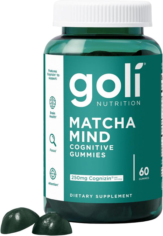 Goli Matcha Mind Gummies - 60 Count