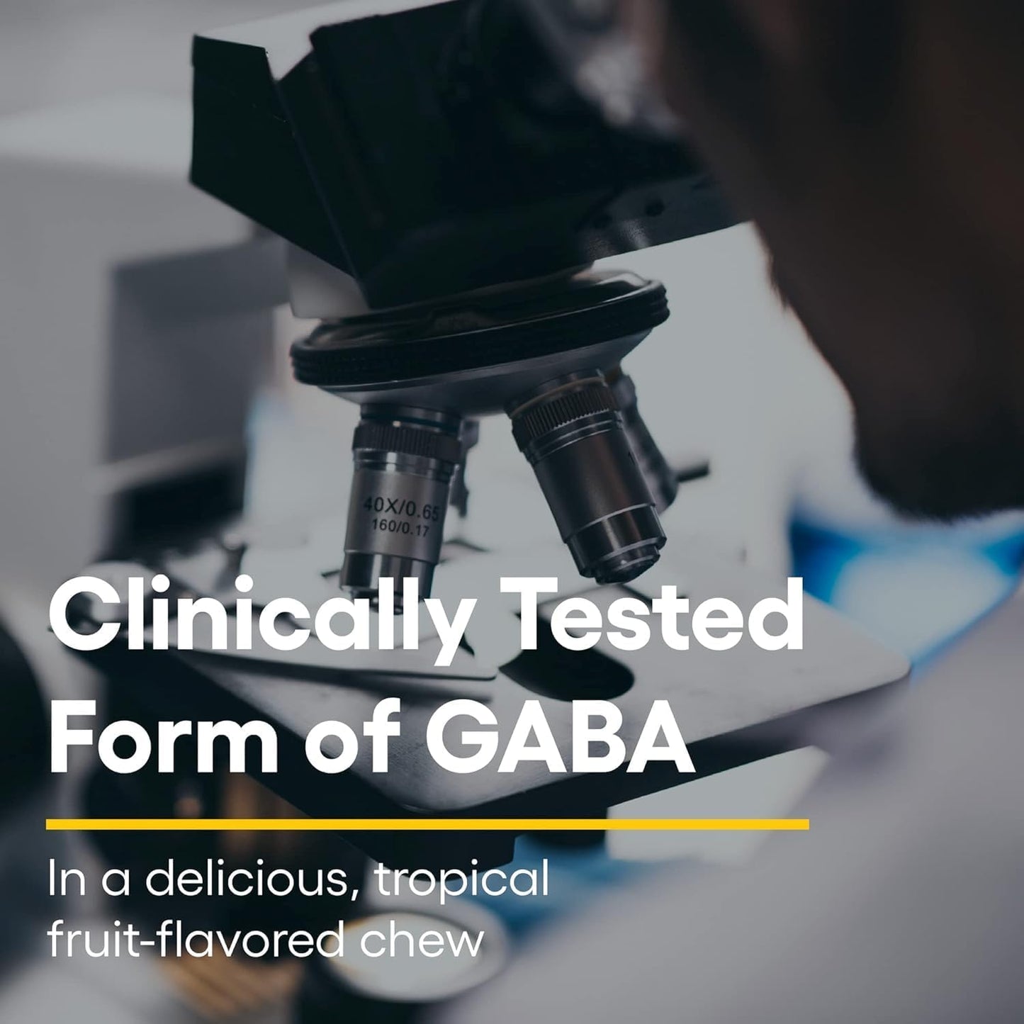Natural Factors Pharma GABA Stress-Relax Chewable 100mg 60 Tablets