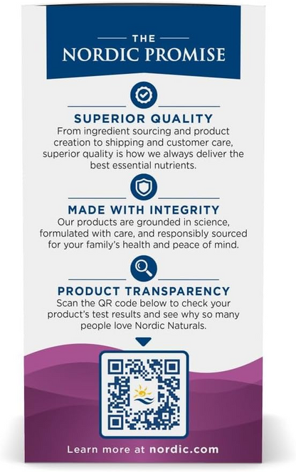 Nordic Naturals Fertility Support - Women’s Fertility Supplement for Hormone & Ovulation Support - 60 Capsules