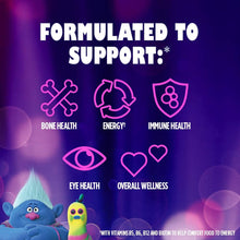 One A Day Kids Trolls Multivitamin Gummy, Kids Vitamins with Vitamins A, B6, B12, C, D, E, Zinc, Folic Acid and Biotin, Trolls, 180 Count One A Day