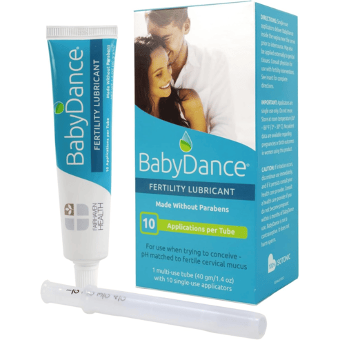 Fairhaven Health BabyDance Fertility Lubricant with 10 Single Use Applicators | for Men and Women Trying to Get Pregnant - 40 Grams